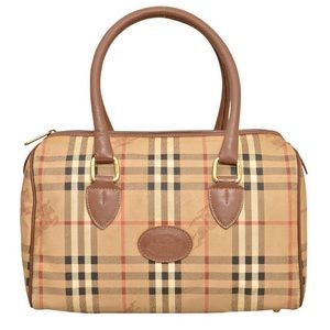 Burberry London Speedy Style Haymarket Bag
